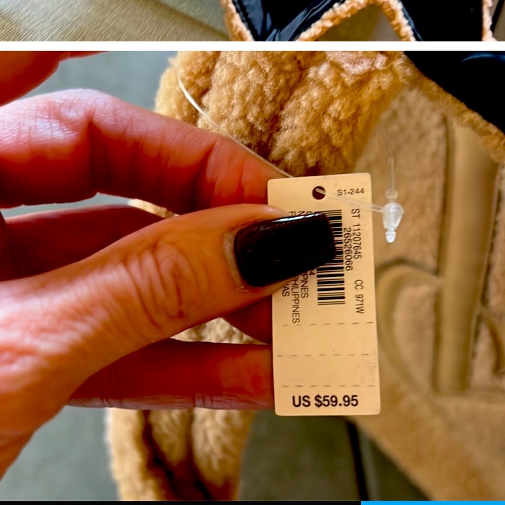 Brand new still in wrapping Victoria’s Secret fuzzy tote bag